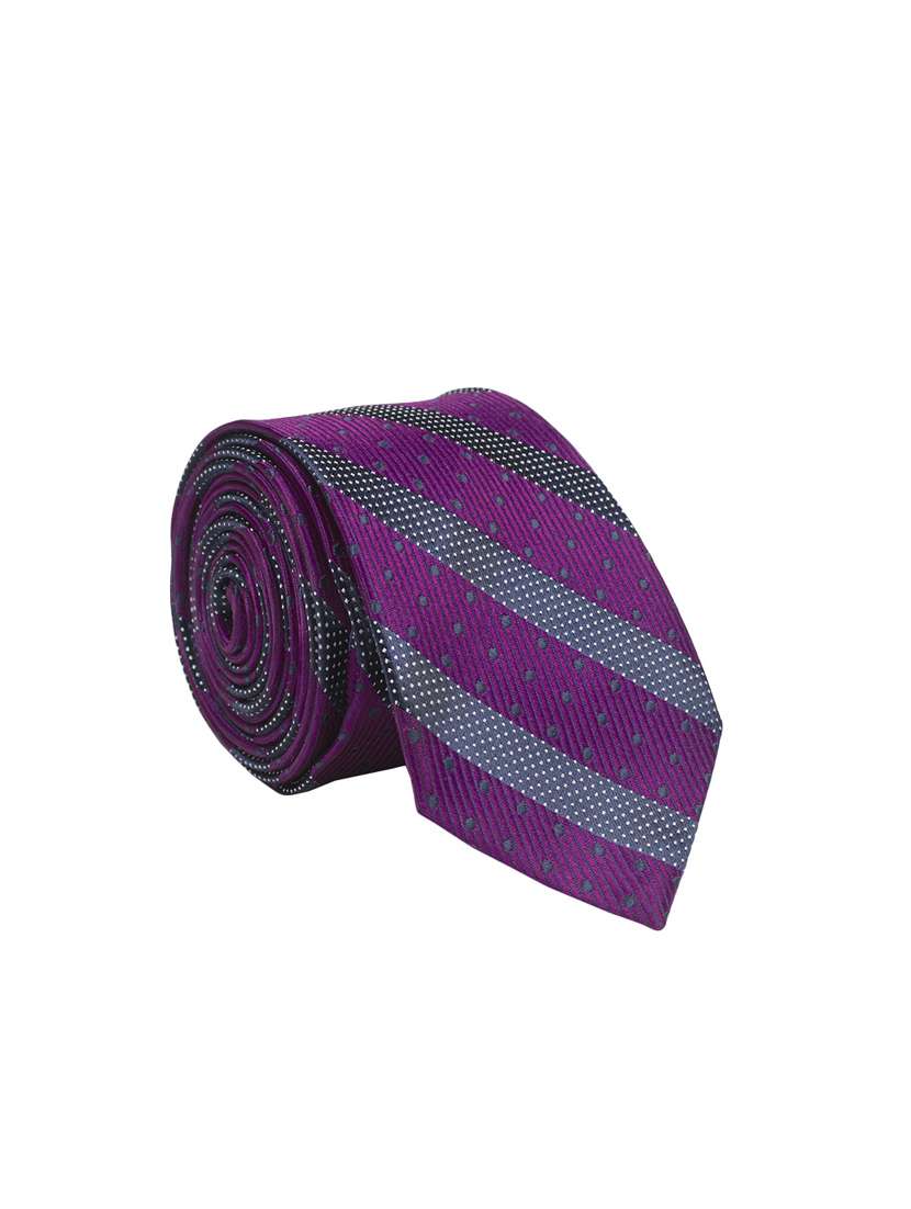 purple micro fiber tie