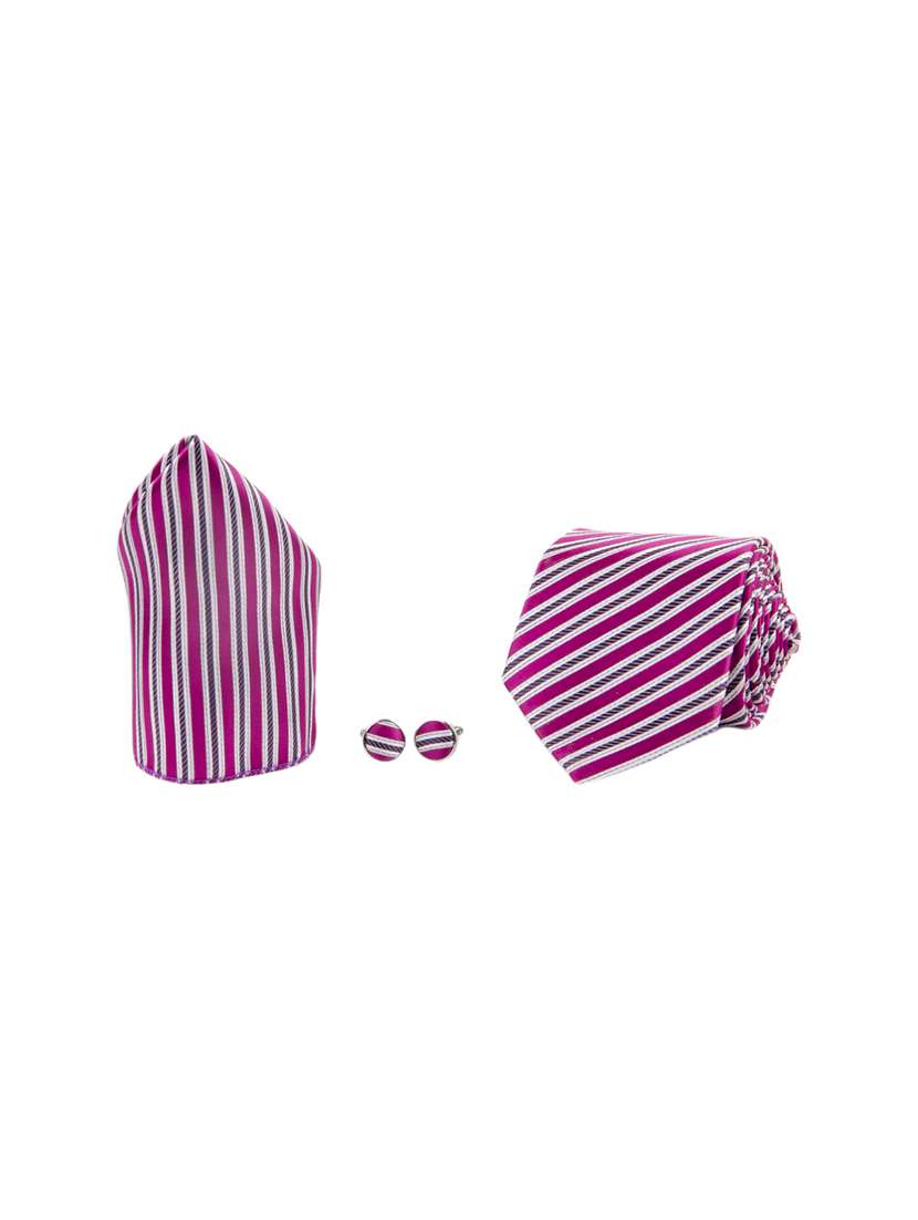purple micro fiber tie