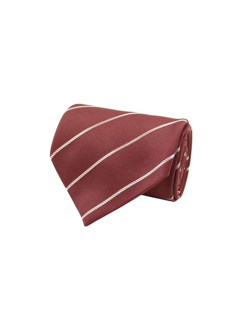 maroon micro fiber tie