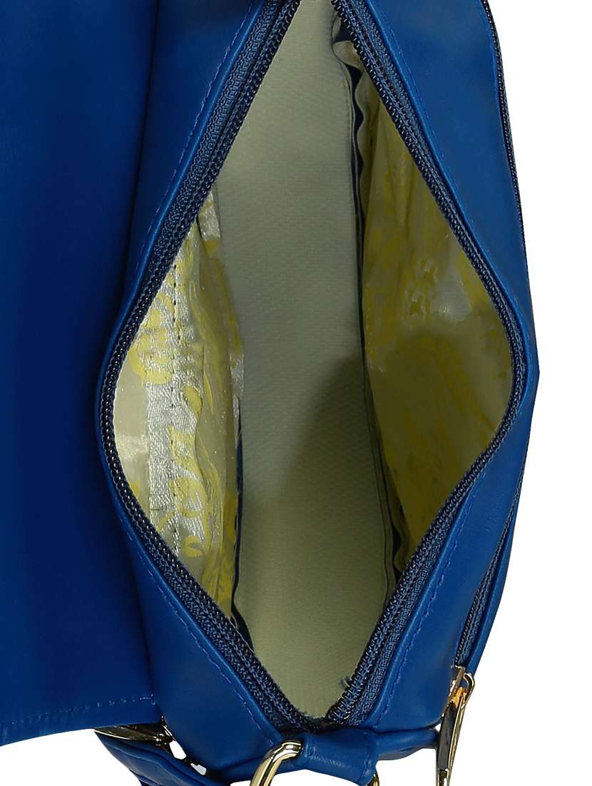 blue leatherette  regular sling bag - 15116768 -  Standard Image - 2