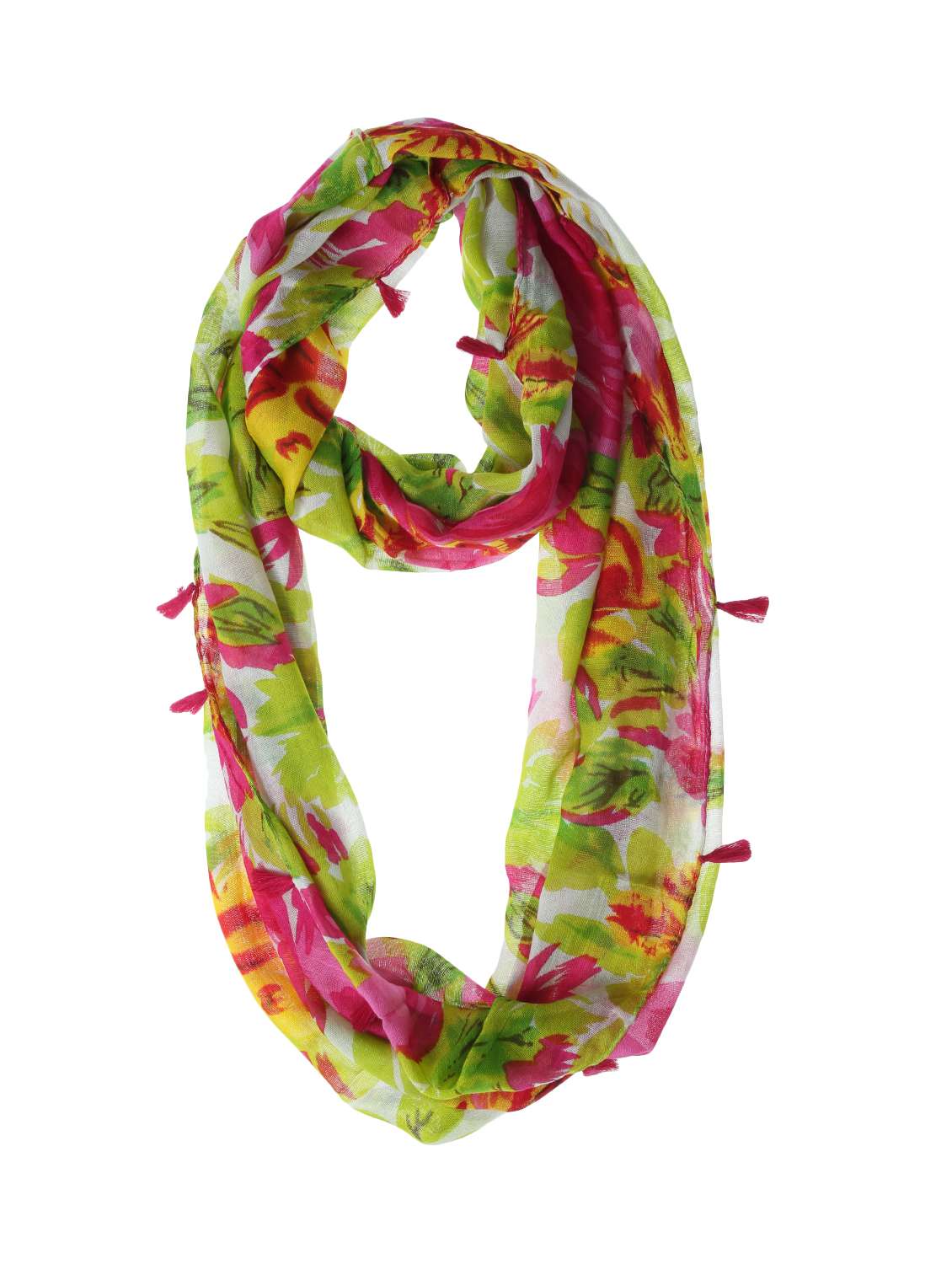 multi colored viscose scarf