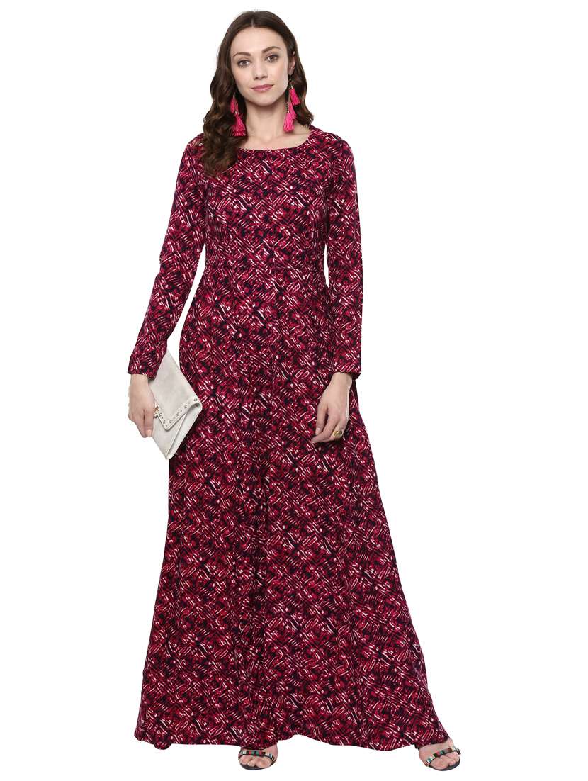 printed  flared kurta