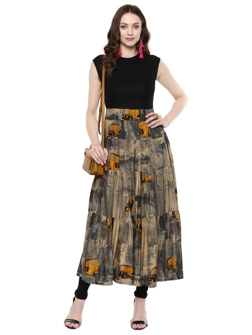 women's flared kurta