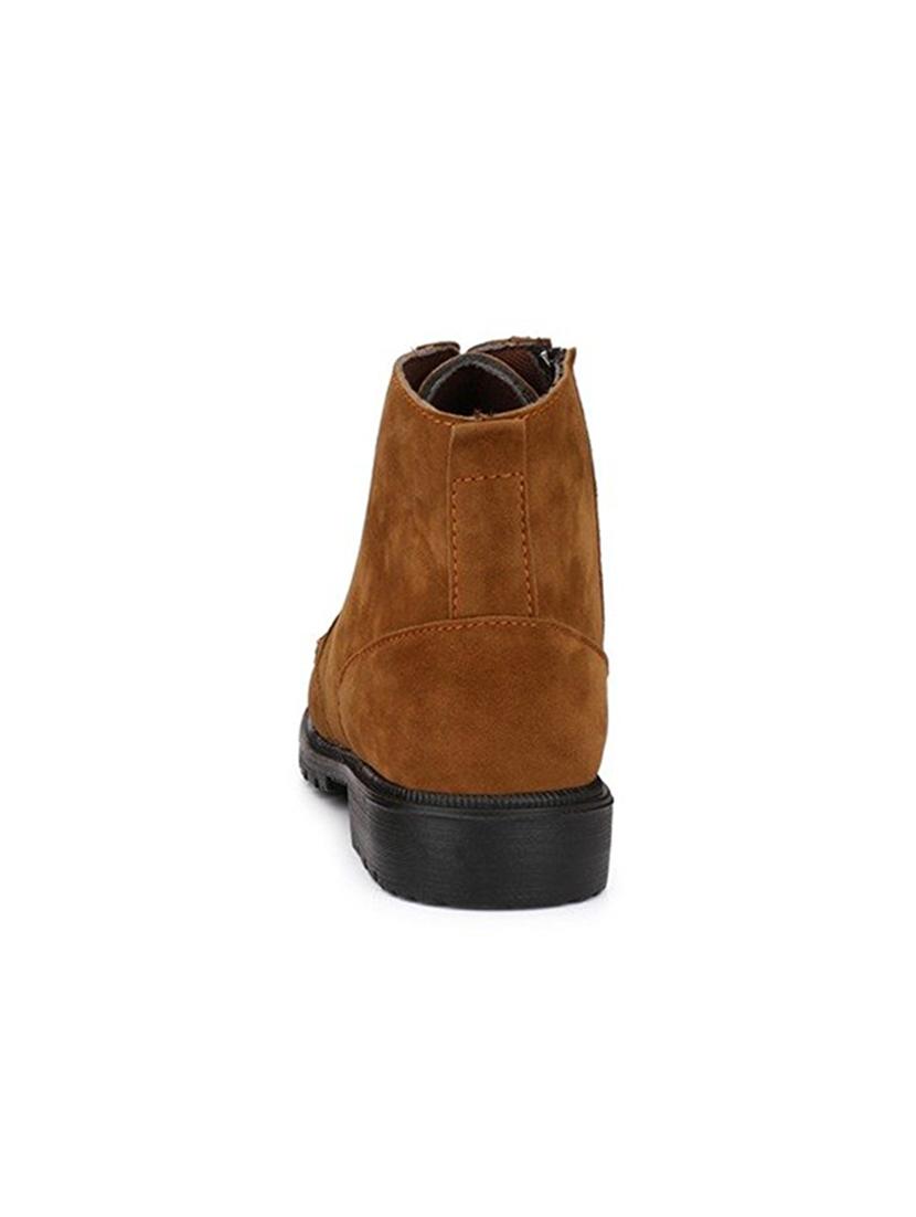 brown suede high ankle boot - 15121177 - Standard Image - 2