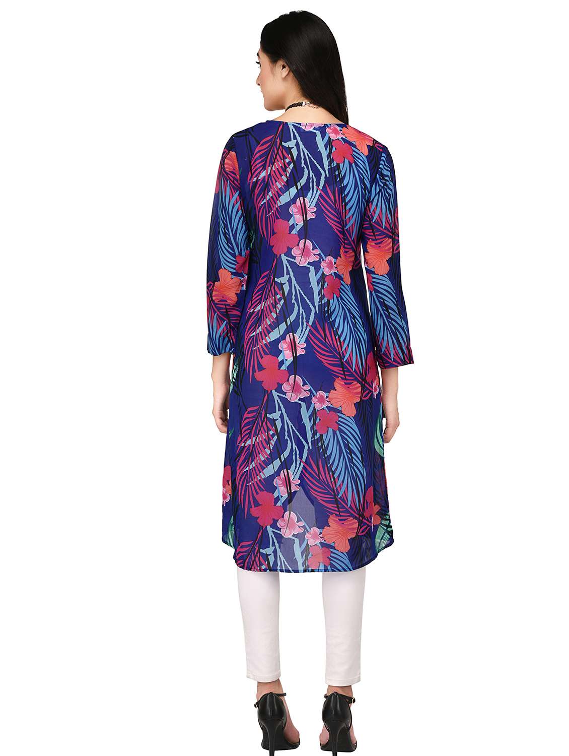 blue printed shrug - 15123573 -  Standard Image - 2