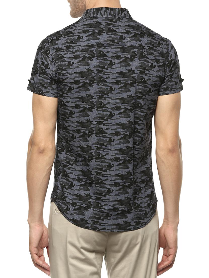 grey cotton casual shirt - 15124625 - Standard Image - 2
