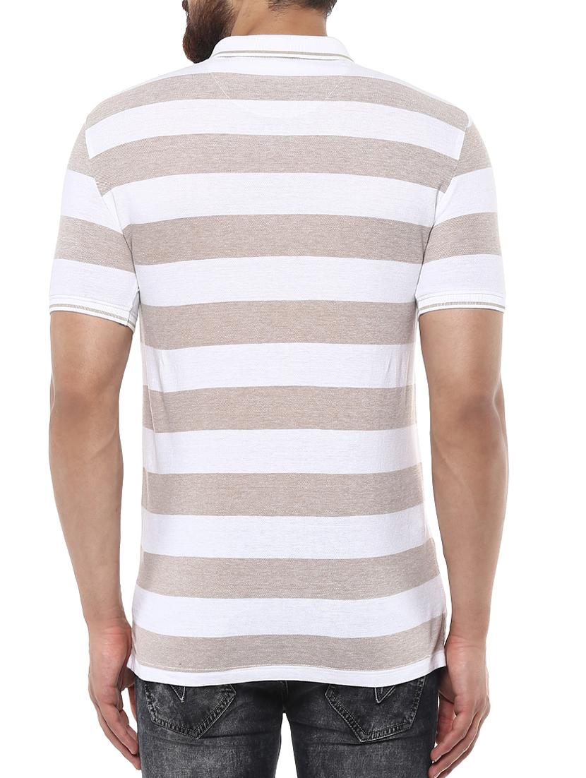 white cotton polo t-shirt - 15124708 - Standard Image - 2