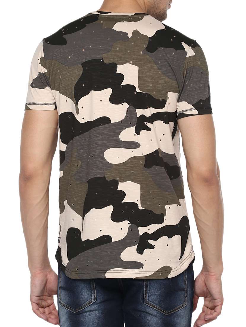 multi colored cotton all over print t-shirt - 15124726 -  Standard Image - 2