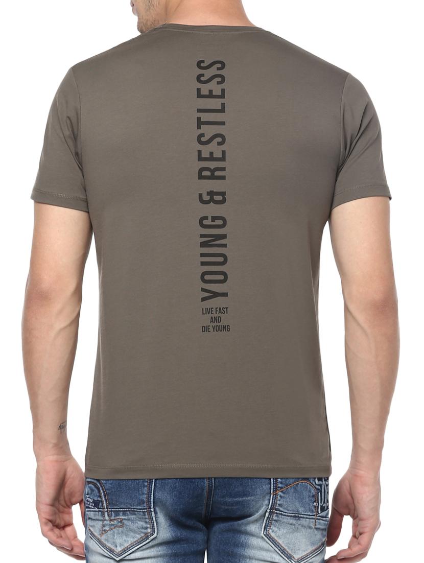 grey cotton pocket t-shirt - 15124736 - Standard Image - 2