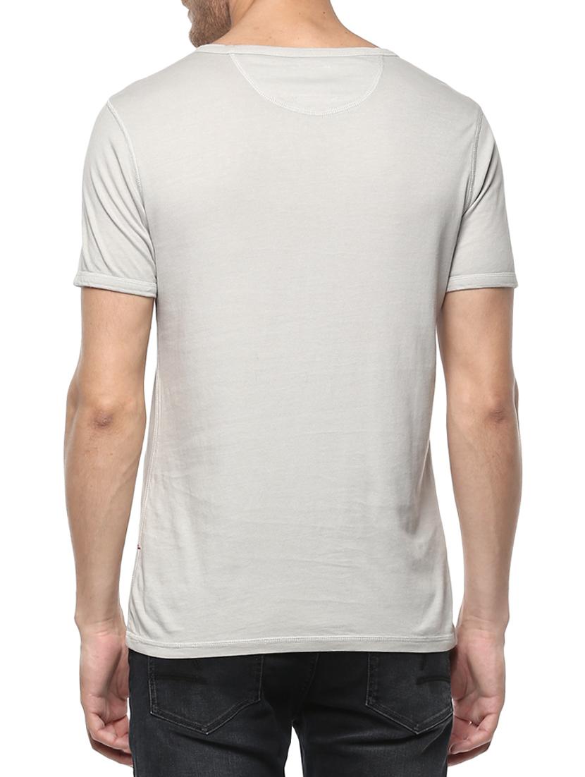 grey cotton t-shirt - 15124748 - Standard Image - 2