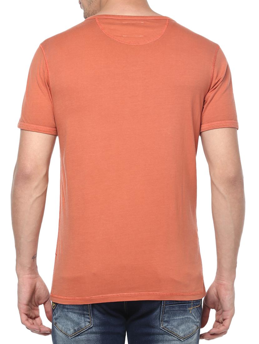 orange cotton t-shirt - 15124749 - Standard Image - 2