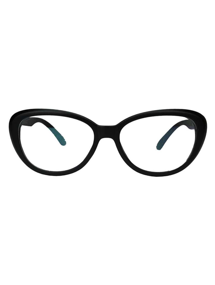 zyaden black cat-eye eyewear frame for womens 33