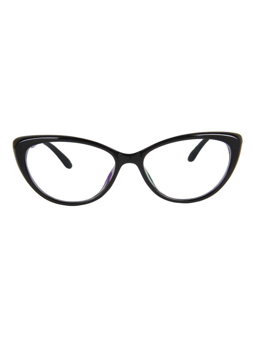 zyaden black cat-eye eyewear frame for womens 40
