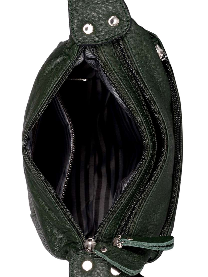 green leather sling bag - 15135258 - Standard Image - 2
