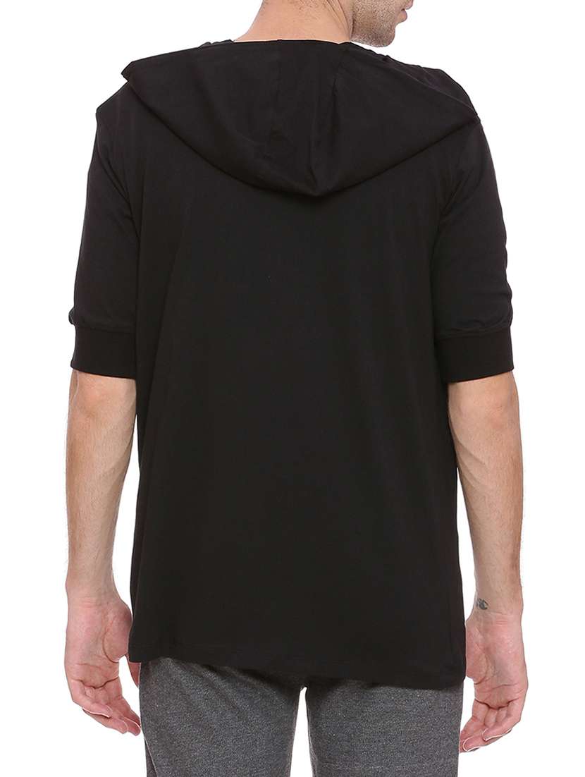 black cotton shrug - 15135280 - Standard Image - 2