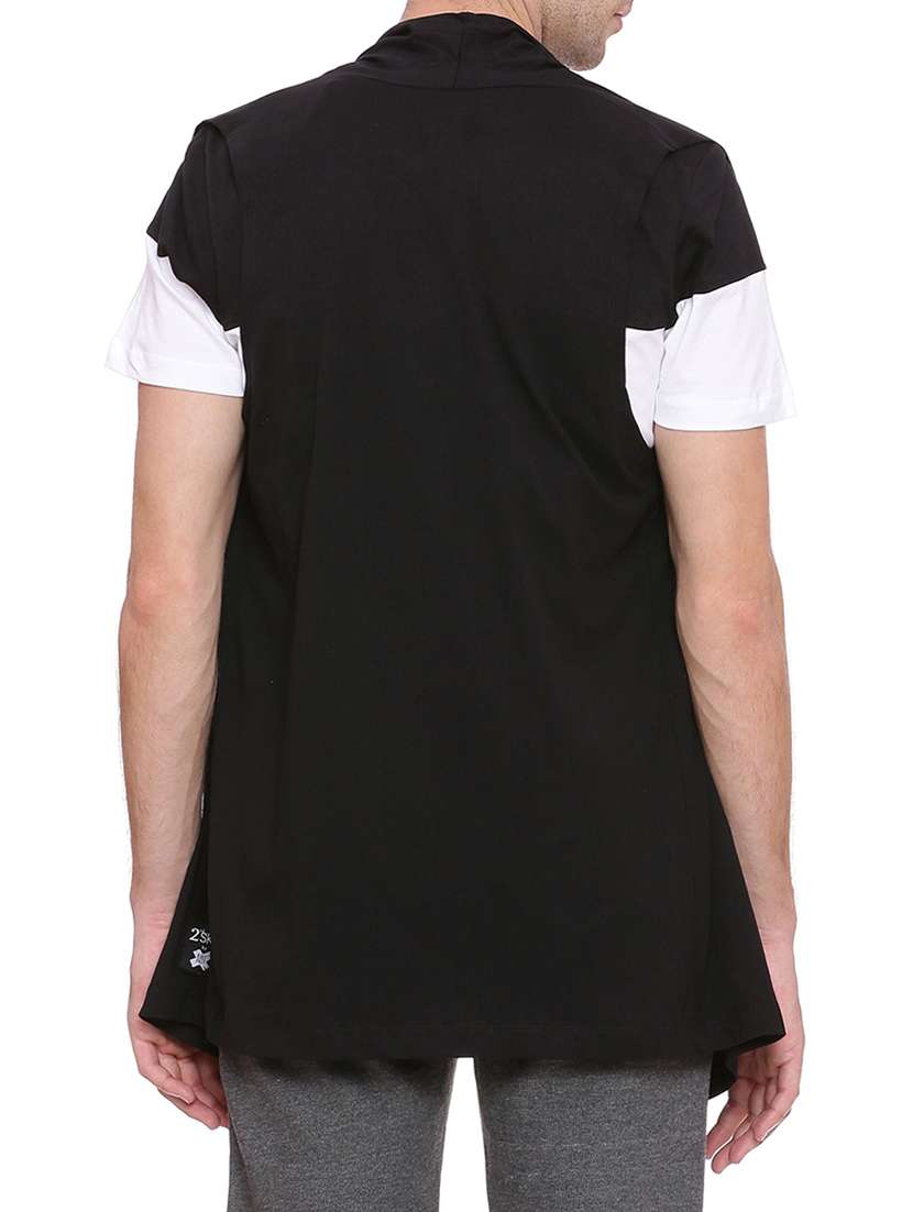 black cotton shrug - 15135281 - Standard Image - 2
