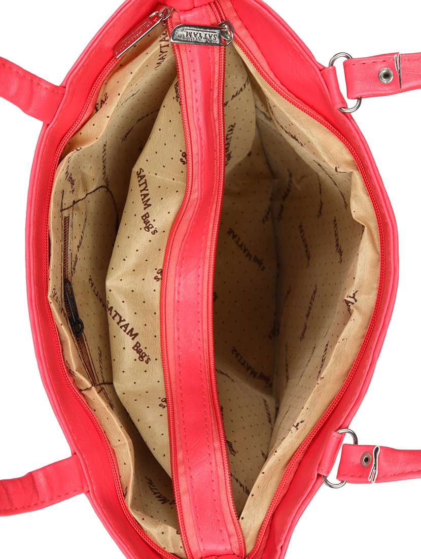 pink leatherette  regular handbag - 15136465 -  Standard Image - 2