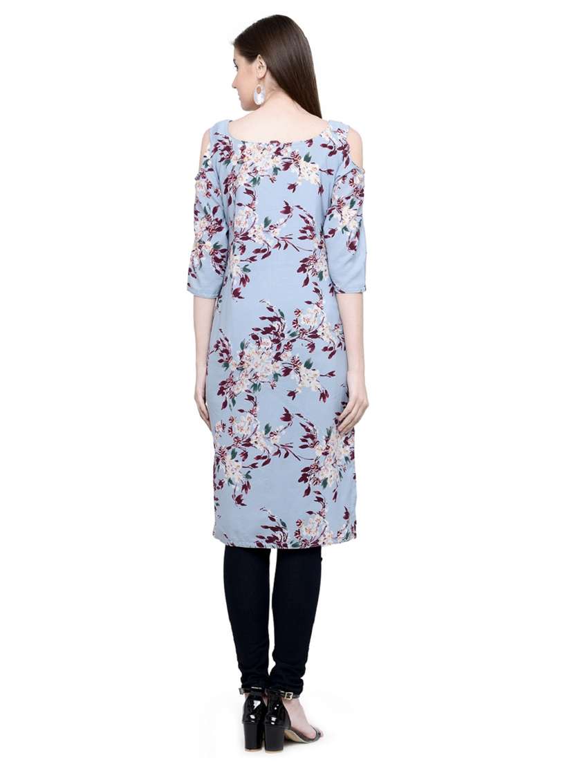 women's straight kurta - 15137050 -  Standard Image - 2