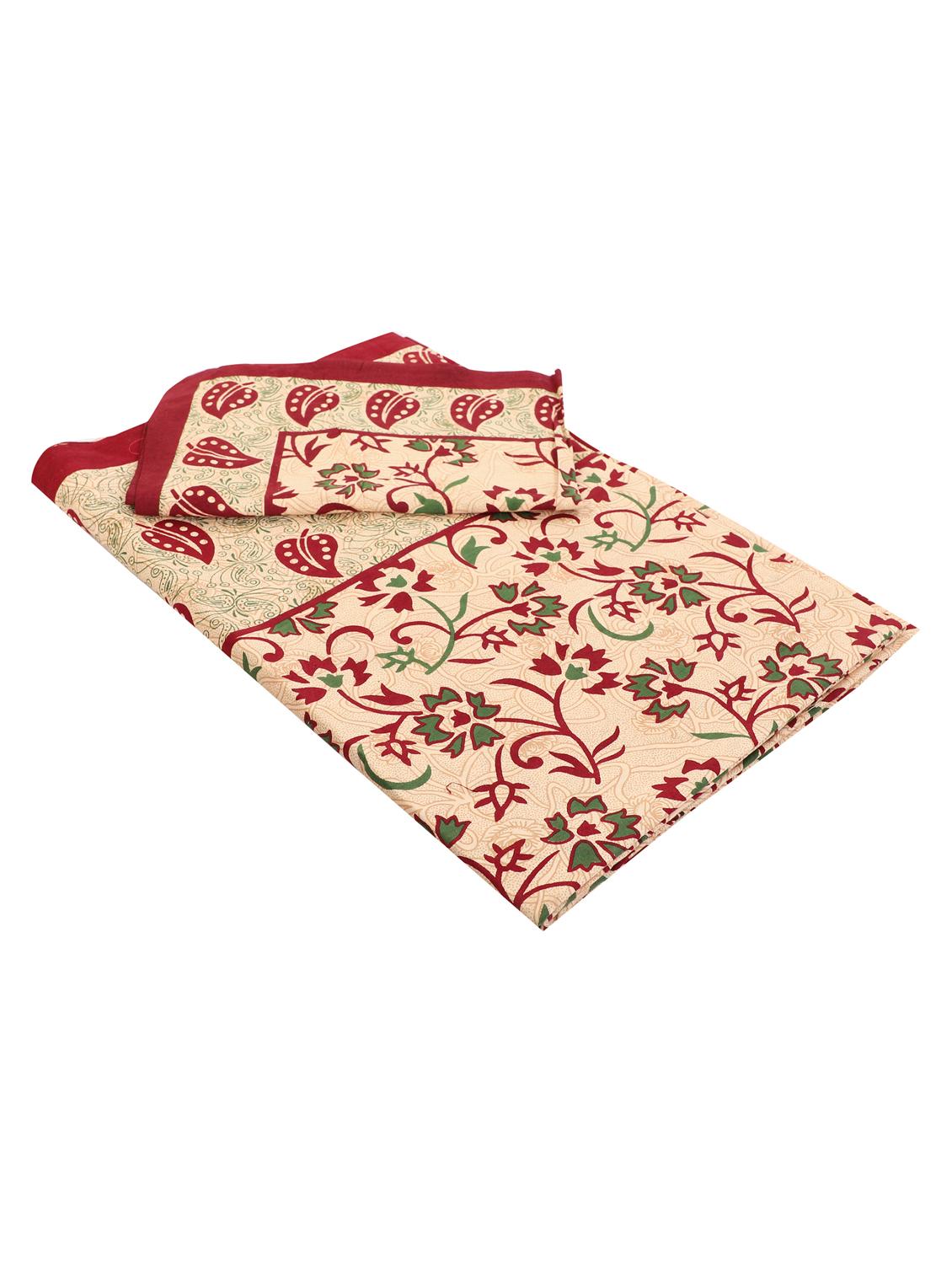jaipuri traditional double bedsheet with 2 pillow covers - 15138196 - Standard Image - 2