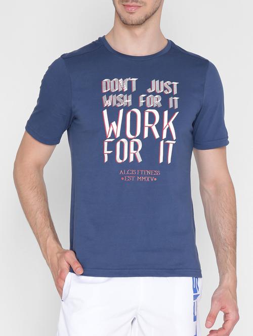 blue polyester tshirt - 15141071 -  Standard Image - 0