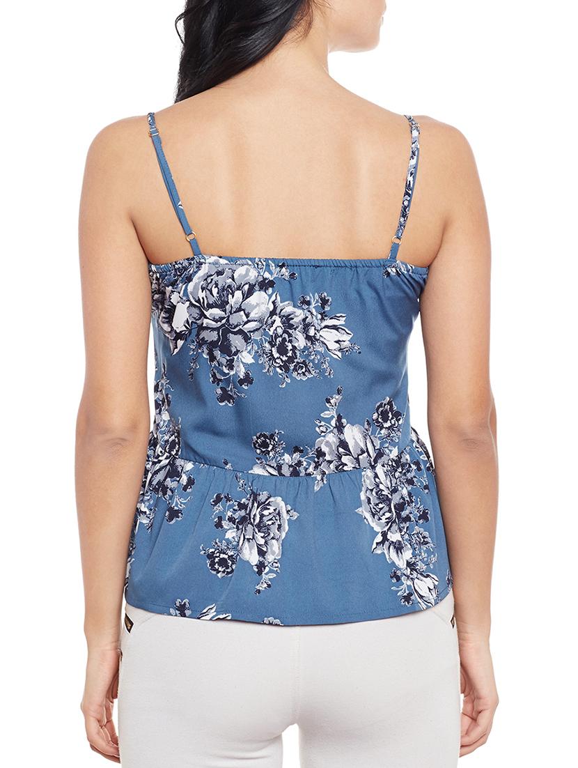 ruffled floral cami top - 15141748 - Standard Image - 2