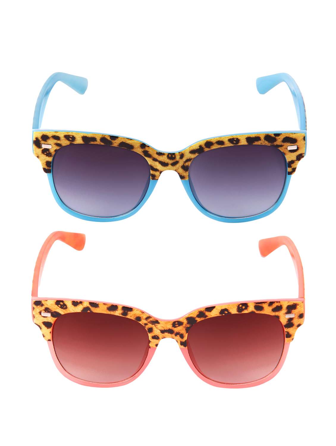 knotyy tiger print sunglasses (pack of 2)