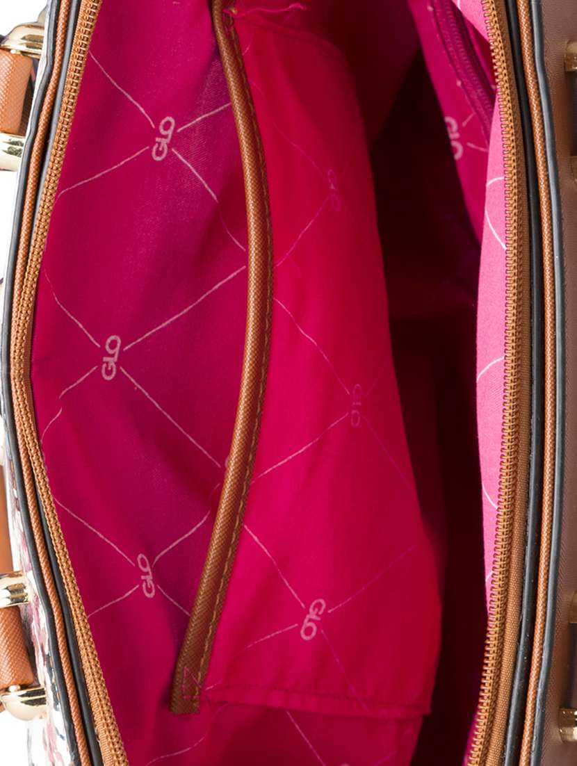 tan leatherette  regular handbag - 15146113 -  Standard Image - 2