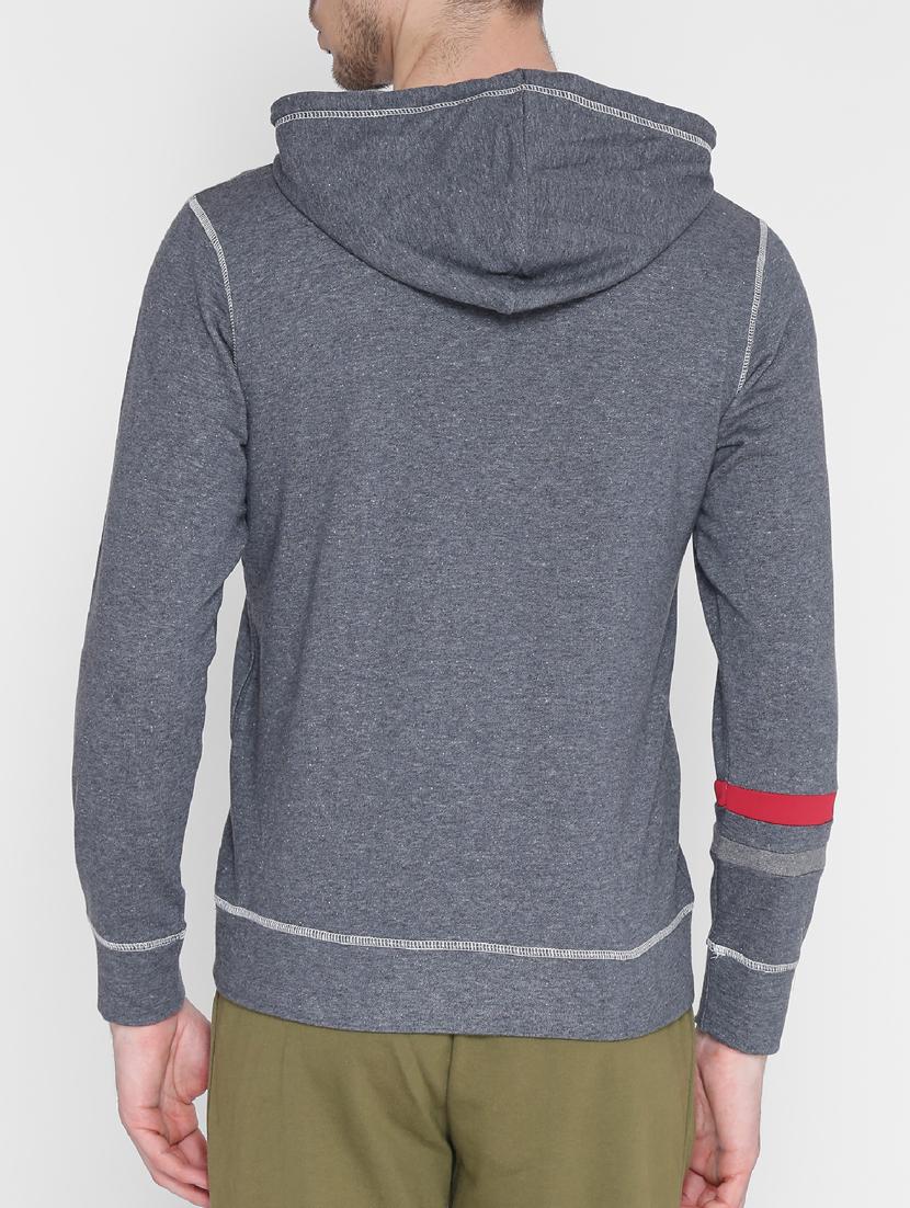 grey color block sweatshirt - 15152392 - Standard Image - 2