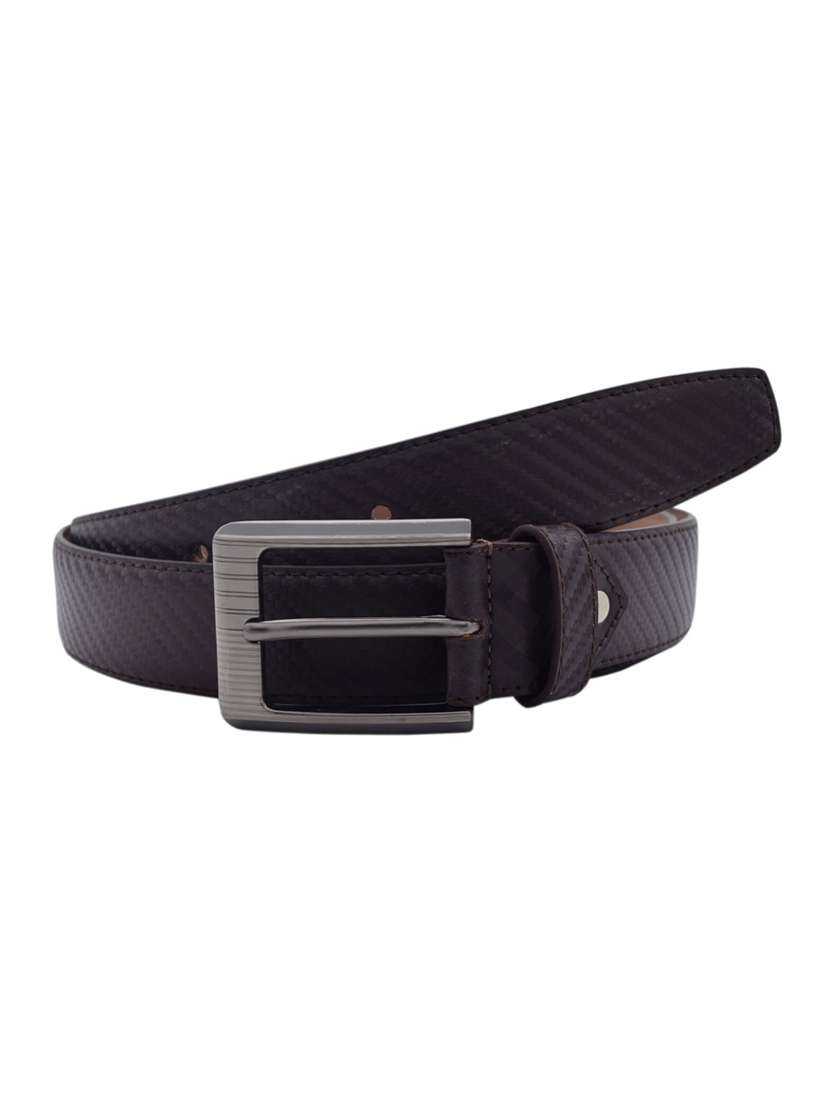 brown fabric belt