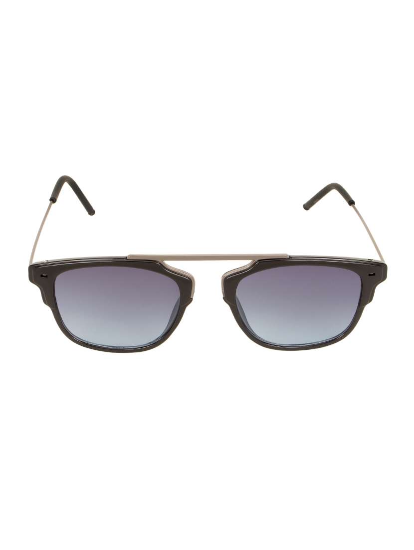 adine men round black sunglass