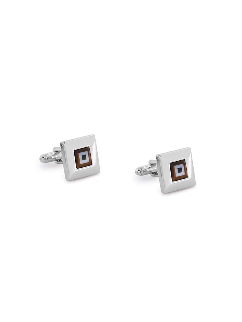 multicolor metal cufflink