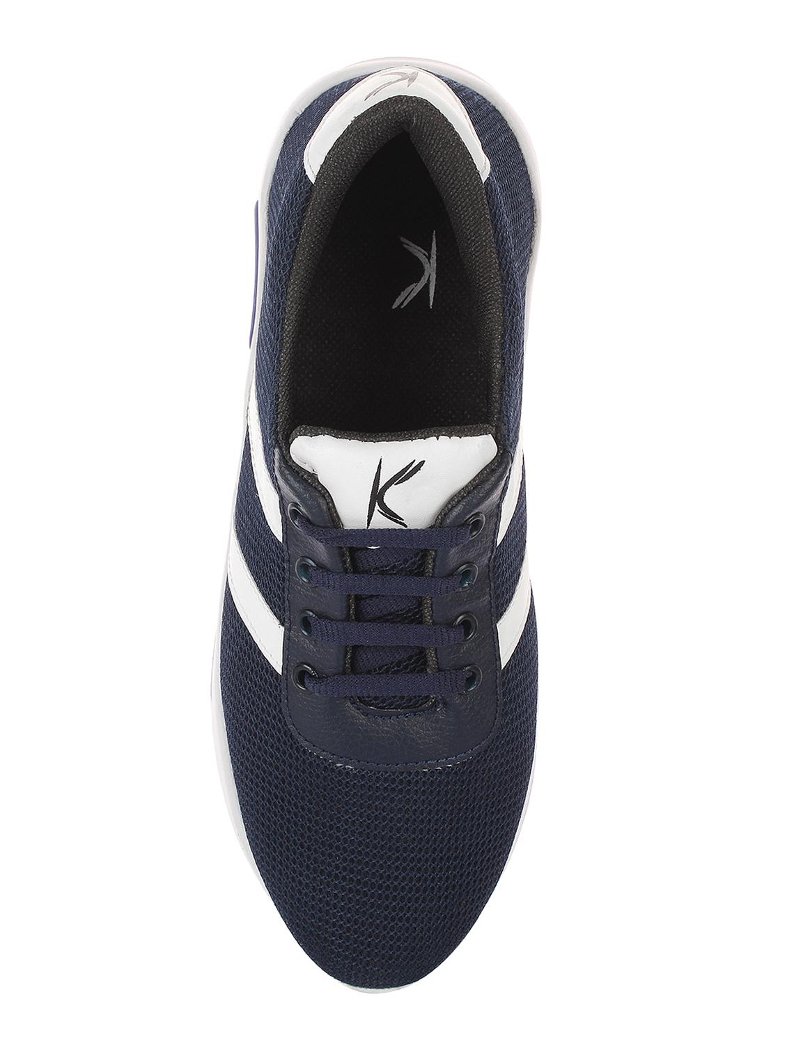 navy mesh lace up sneaker - 15160358 - Standard Image - 2