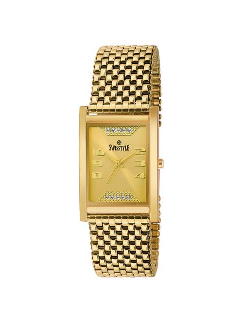 metal strap analog watch (ss-gsq1194-gld-gld) - 15160560 -  Standard Image - 0