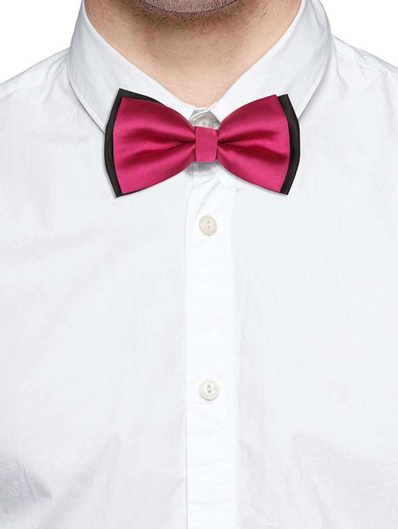 purple micro fiber bow tie - 15160579 -  Standard Image - 2
