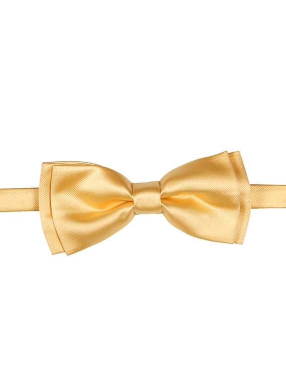 yellow micro fiber bow tie - 15160587 - Zoom Image - 0