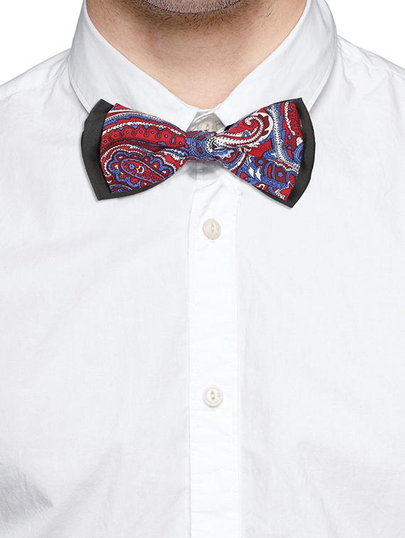 multi colored micro fiber bow tie - 15160652 - Standard Image - 2