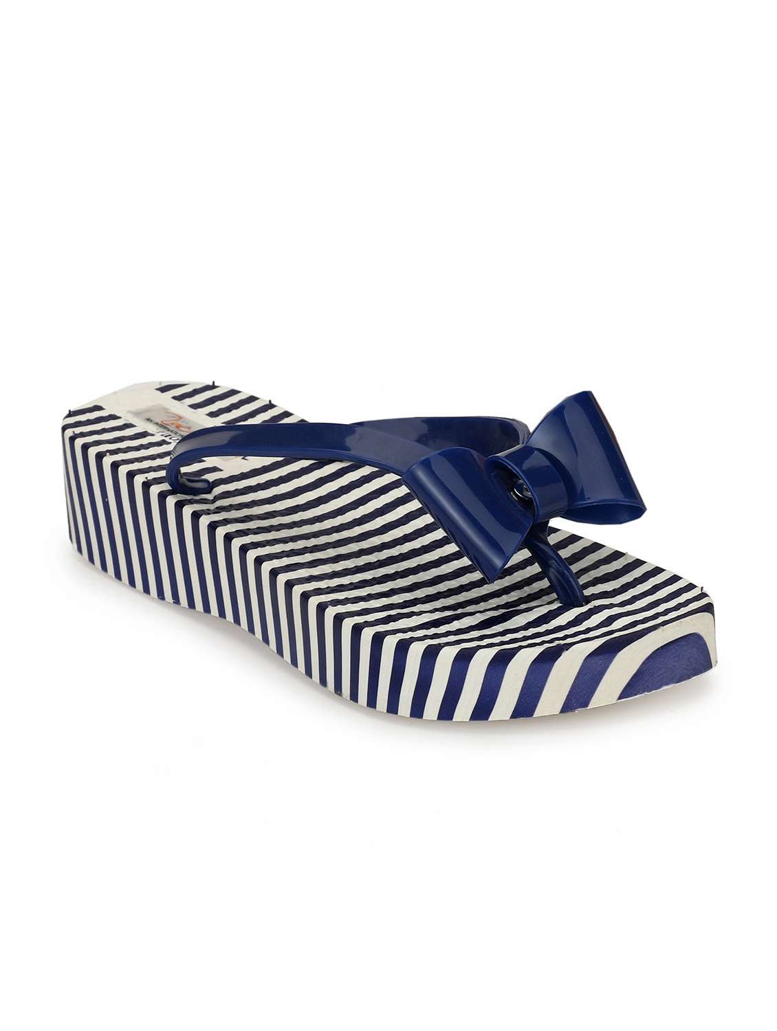 navy rubber flip flop