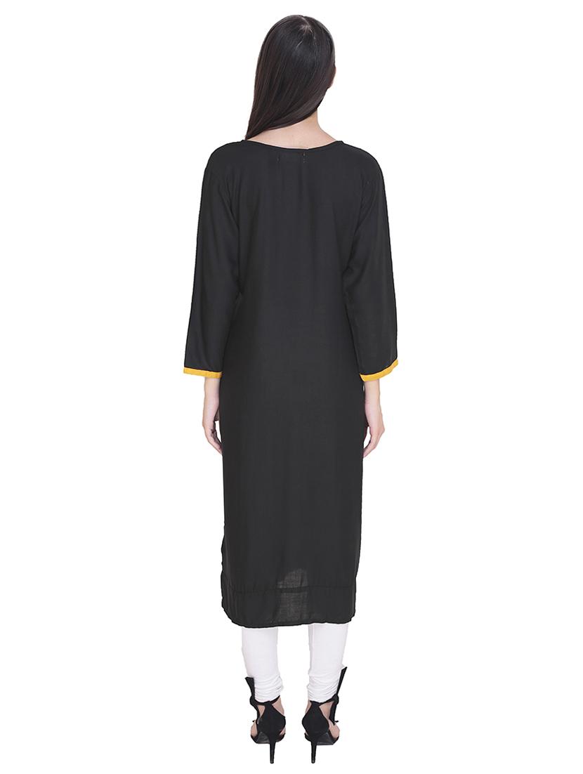 women's straight kurta - 15161122 - Standard Image - 2