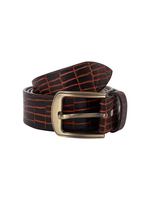 black leather belt - 15164770 - Standard Image - 0