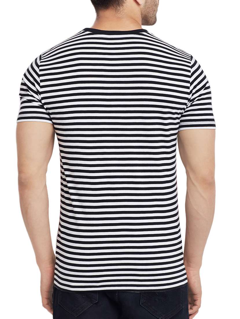 monochrome striped t-shirt - 15170605 -  Standard Image - 2