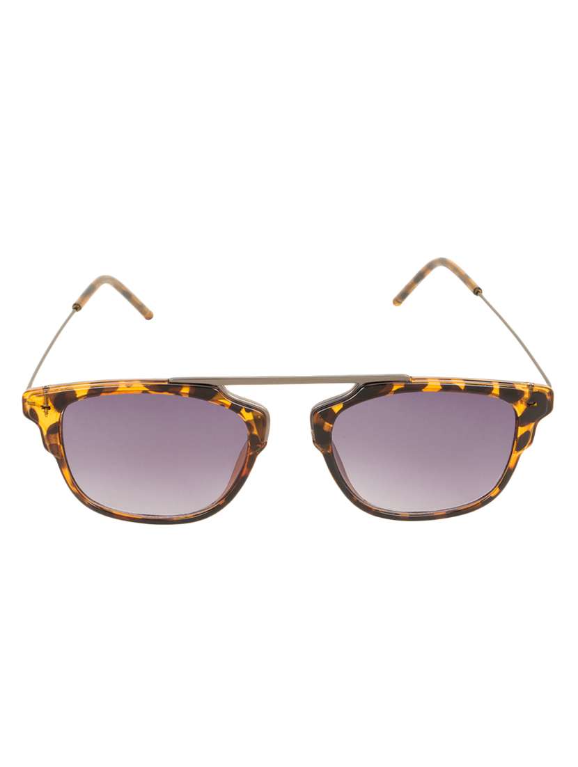 alee men round white sunglass