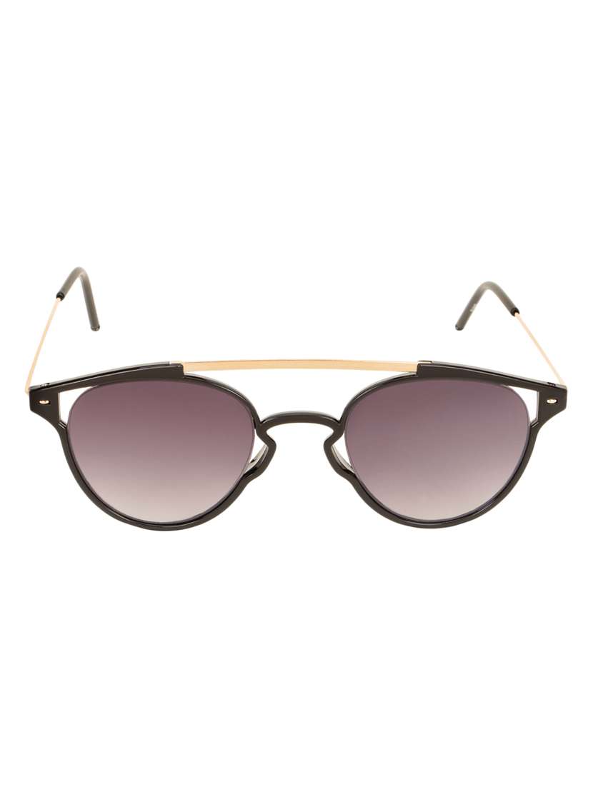 alee men round golden sunglass