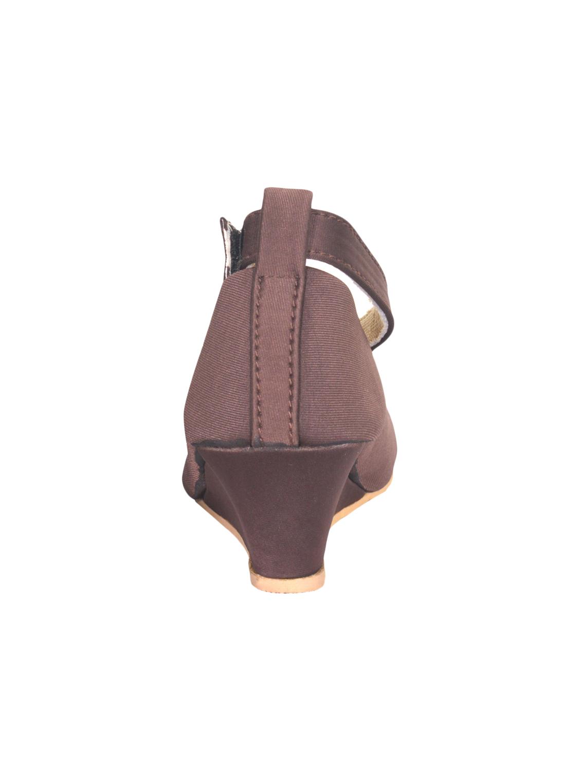 brown ankle strap wedge - 15186589 - Standard Image - 2