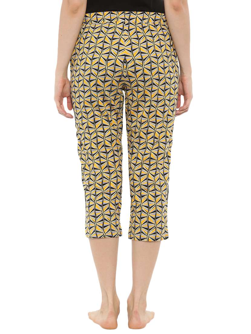 yellow cotton capri - 15189531 -  Standard Image - 2