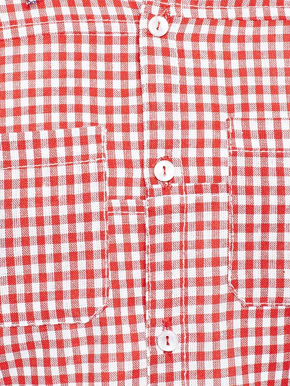 red cotton shirt - 15195426 - Standard Image - 2