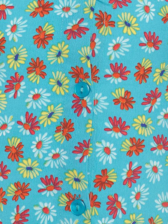 green polyester shirt - 15195442 - Standard Image - 2