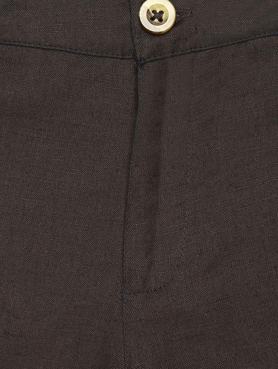 brown cotton casual chinos - 15199108 - Standard Image - 2