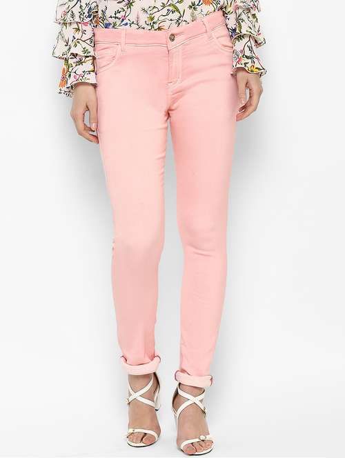 women's plain slim fit jeans - 15205768 -  Standard Image - 0