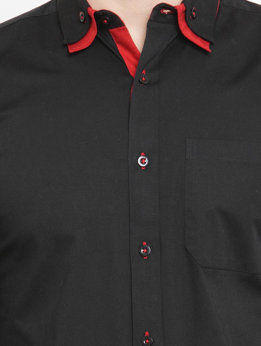 mens solid casual shirt - 15206157 - Standard Image - 2