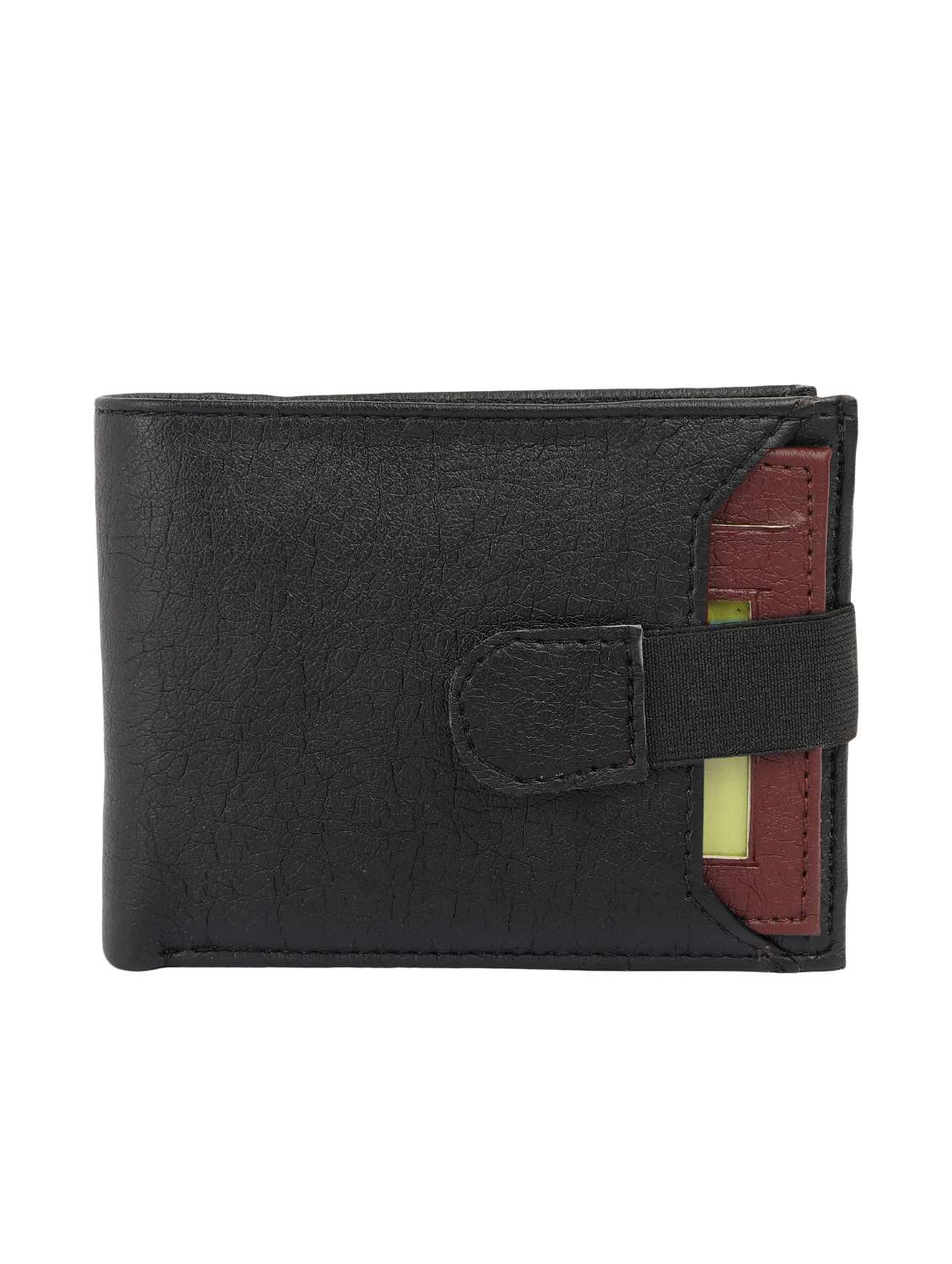 black leatherette wallet